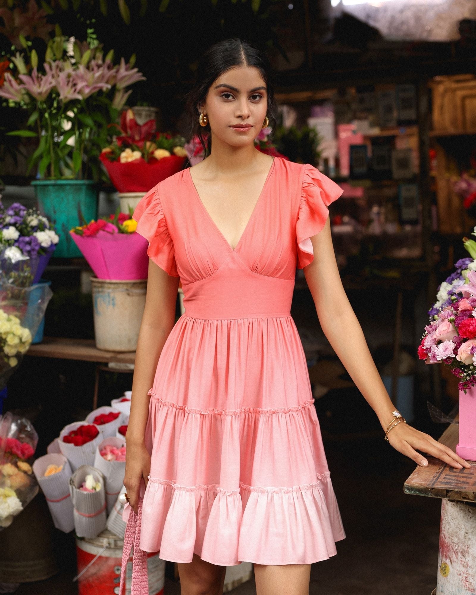 Venice Ruffle Dress
