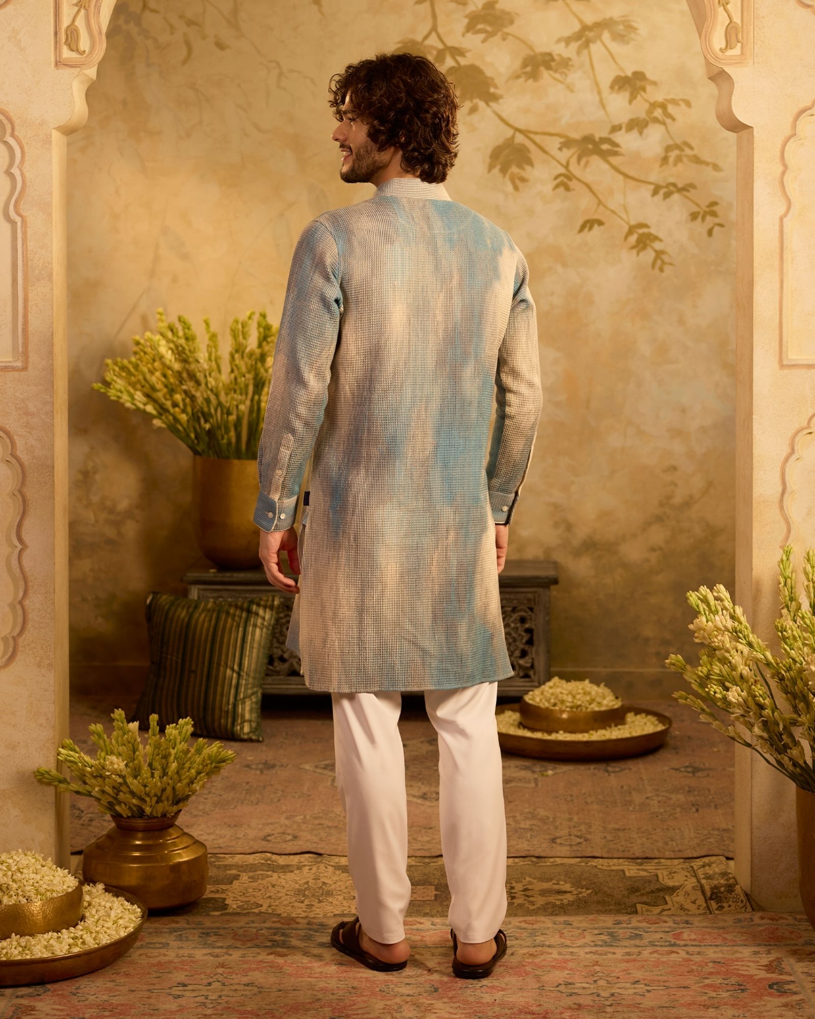 Sky Beige Kurta Set
