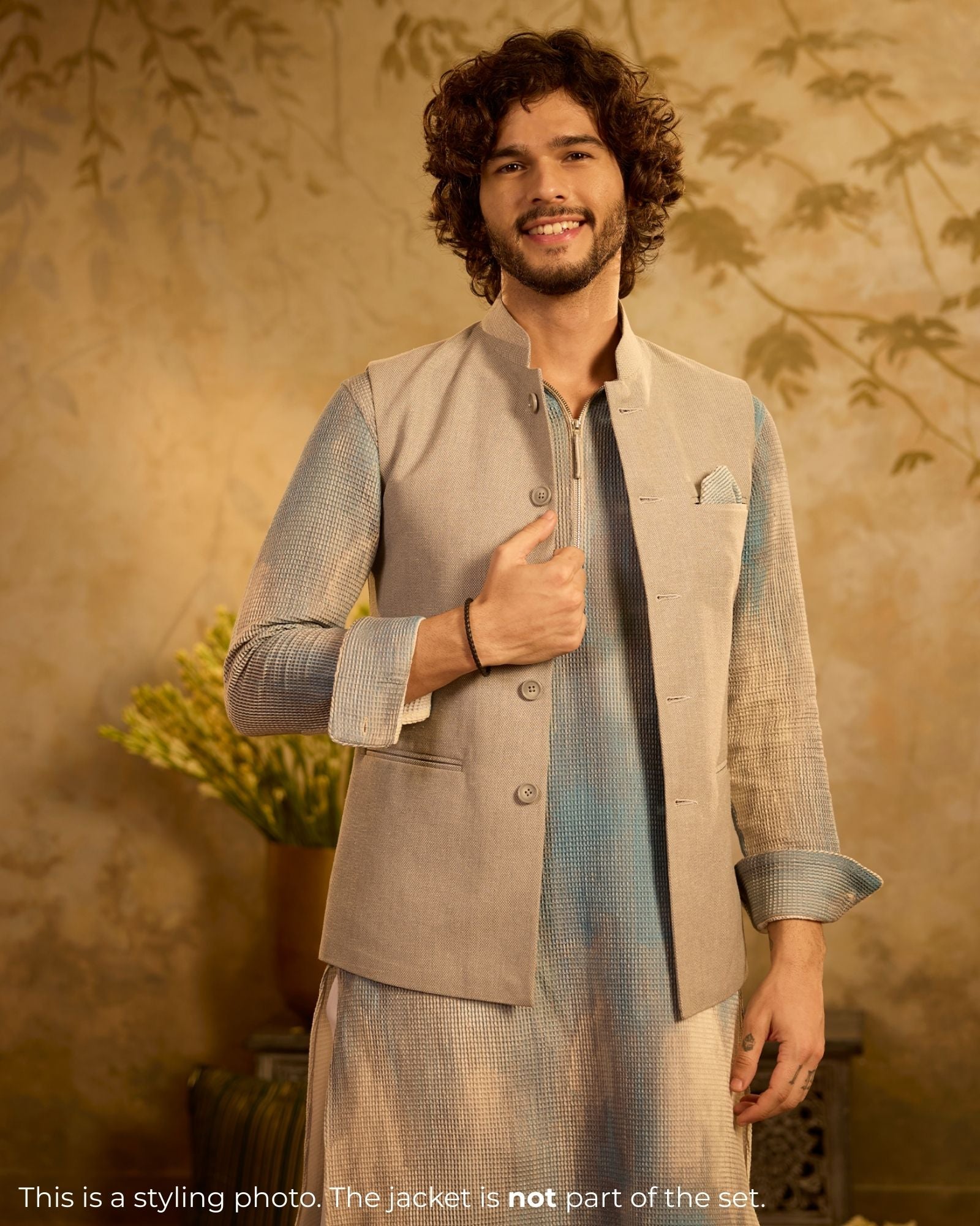 Sky Beige Kurta Set