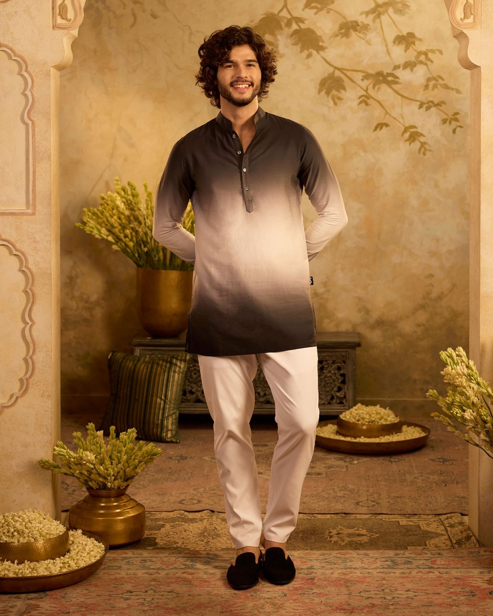 Dusk Ombre Kurta Set
