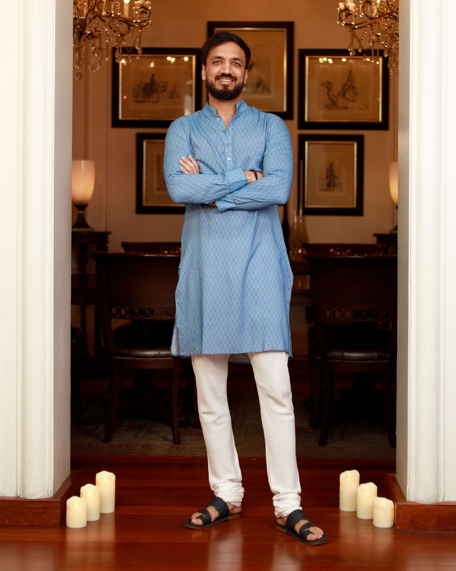 Light Blue Kurta Set