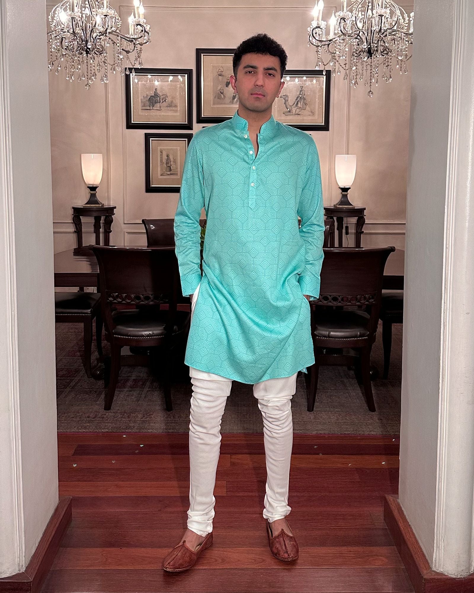 Sea Green Kurta Set