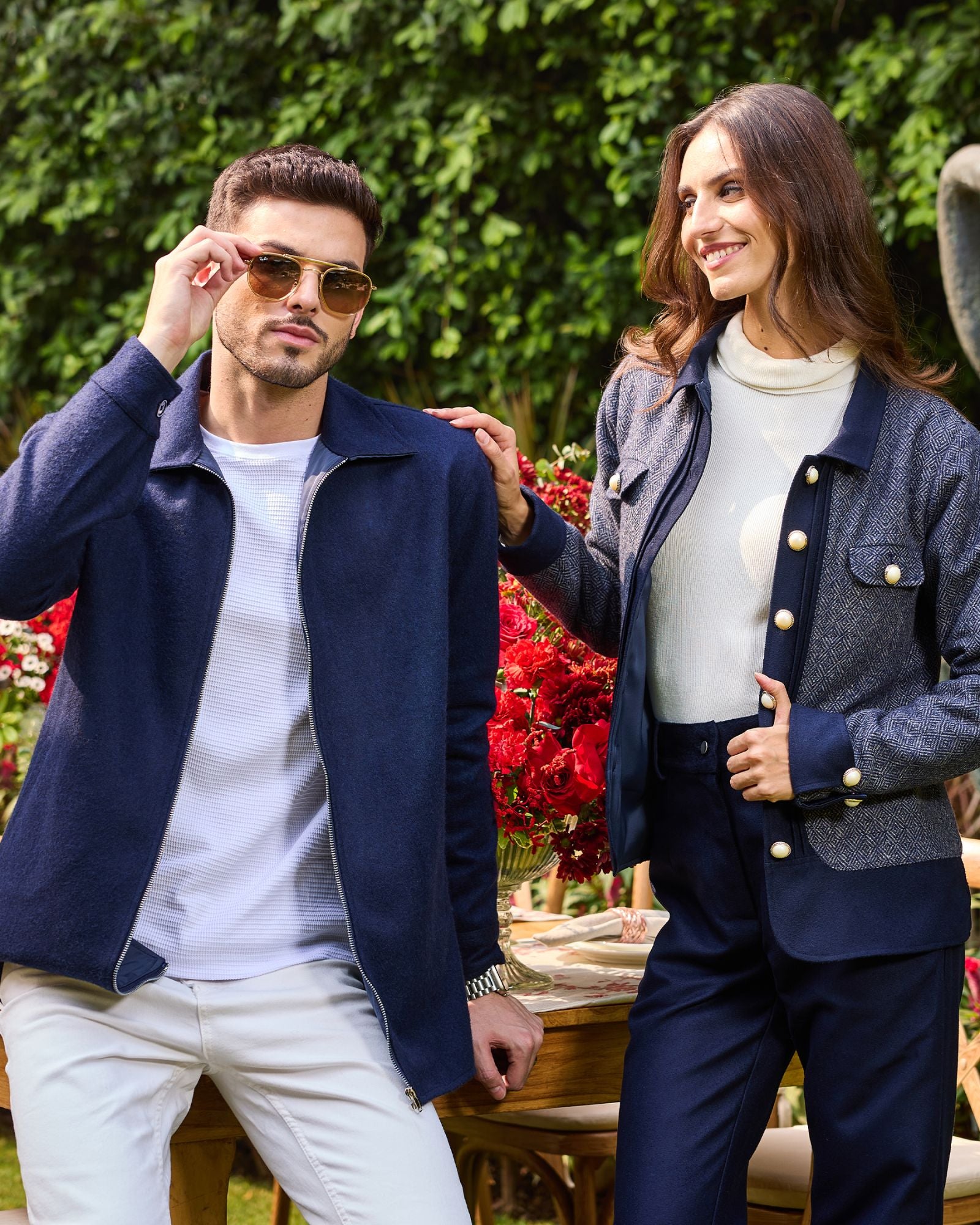 Navy His & Hers Set
