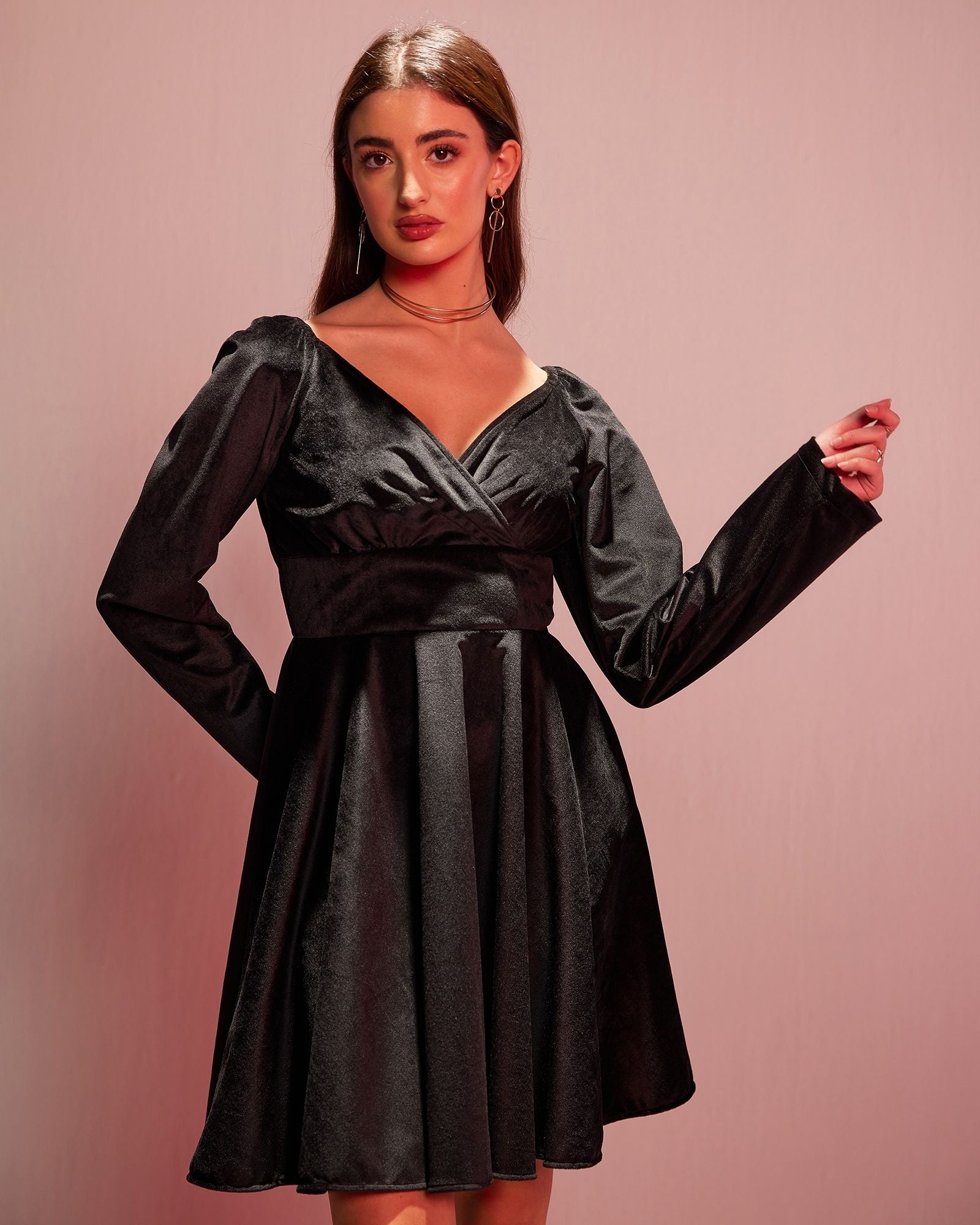 Black Velvet Dress