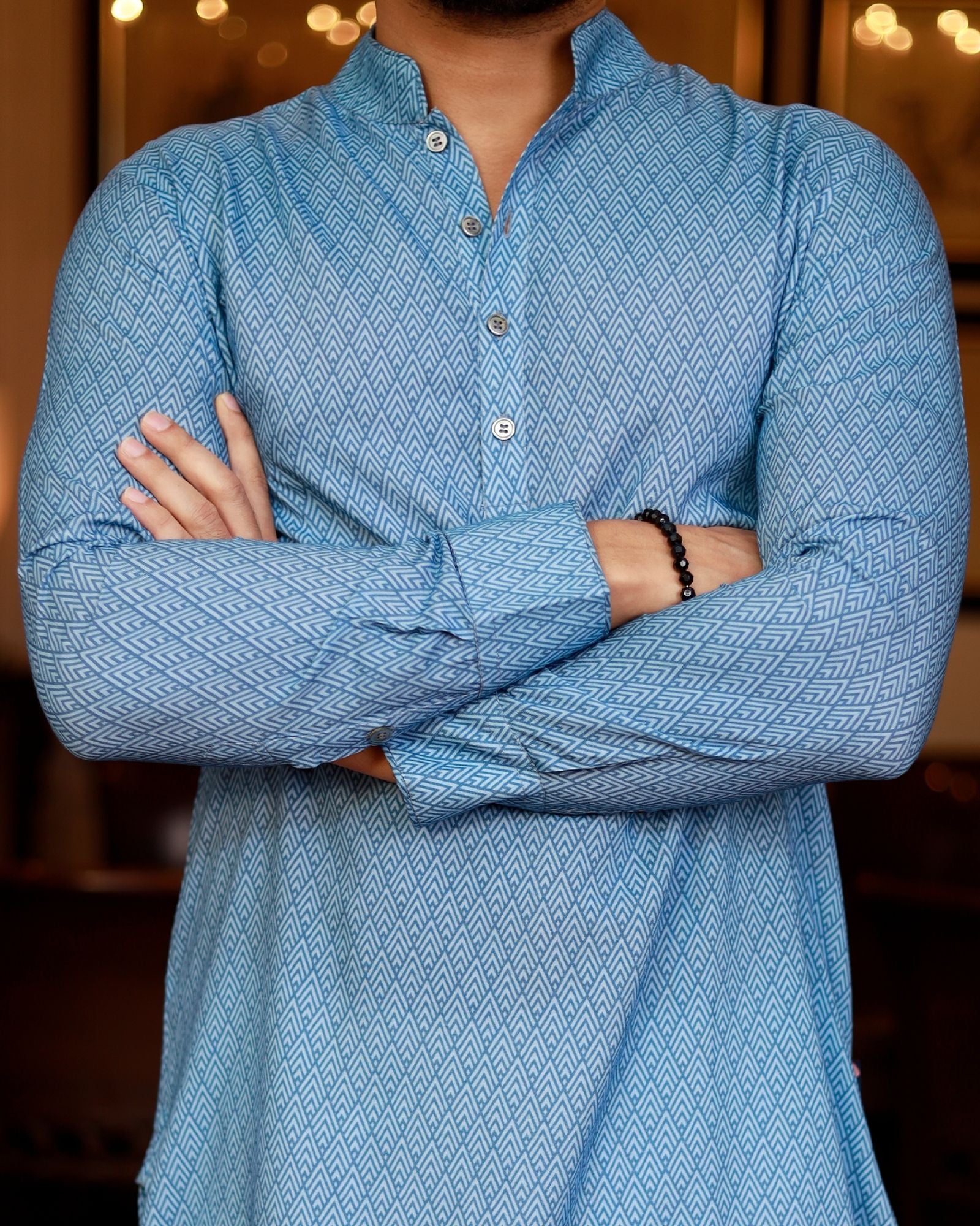 Light Blue Kurta Set