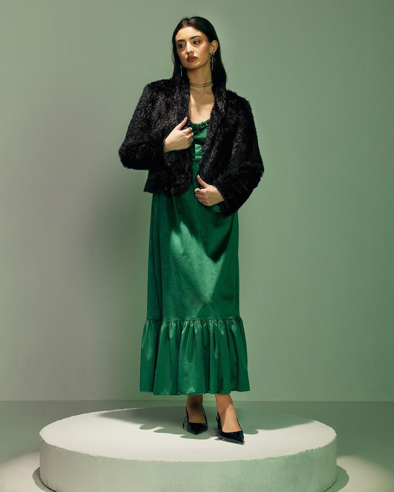 Black Fur Jacket