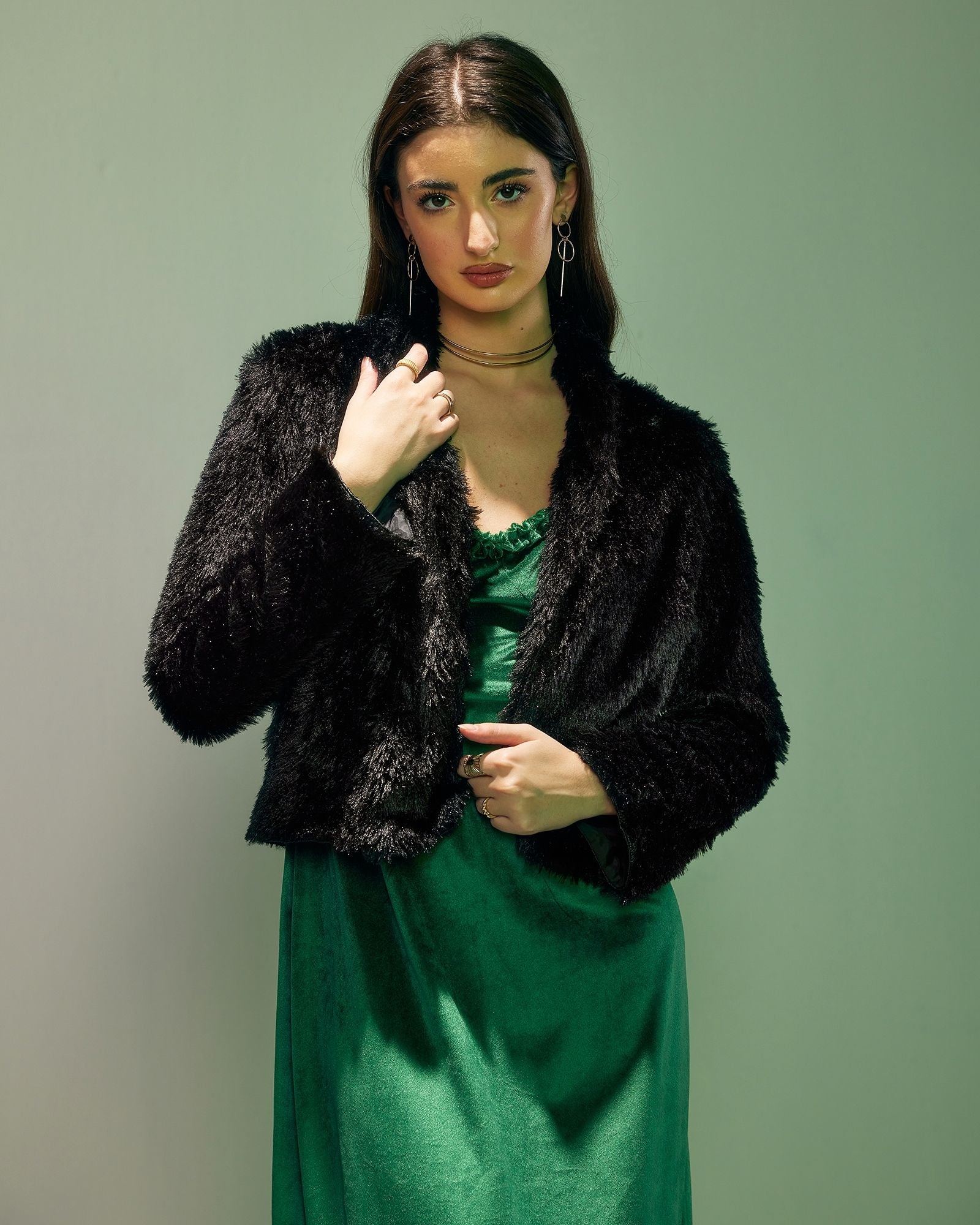 Black Fur Jacket