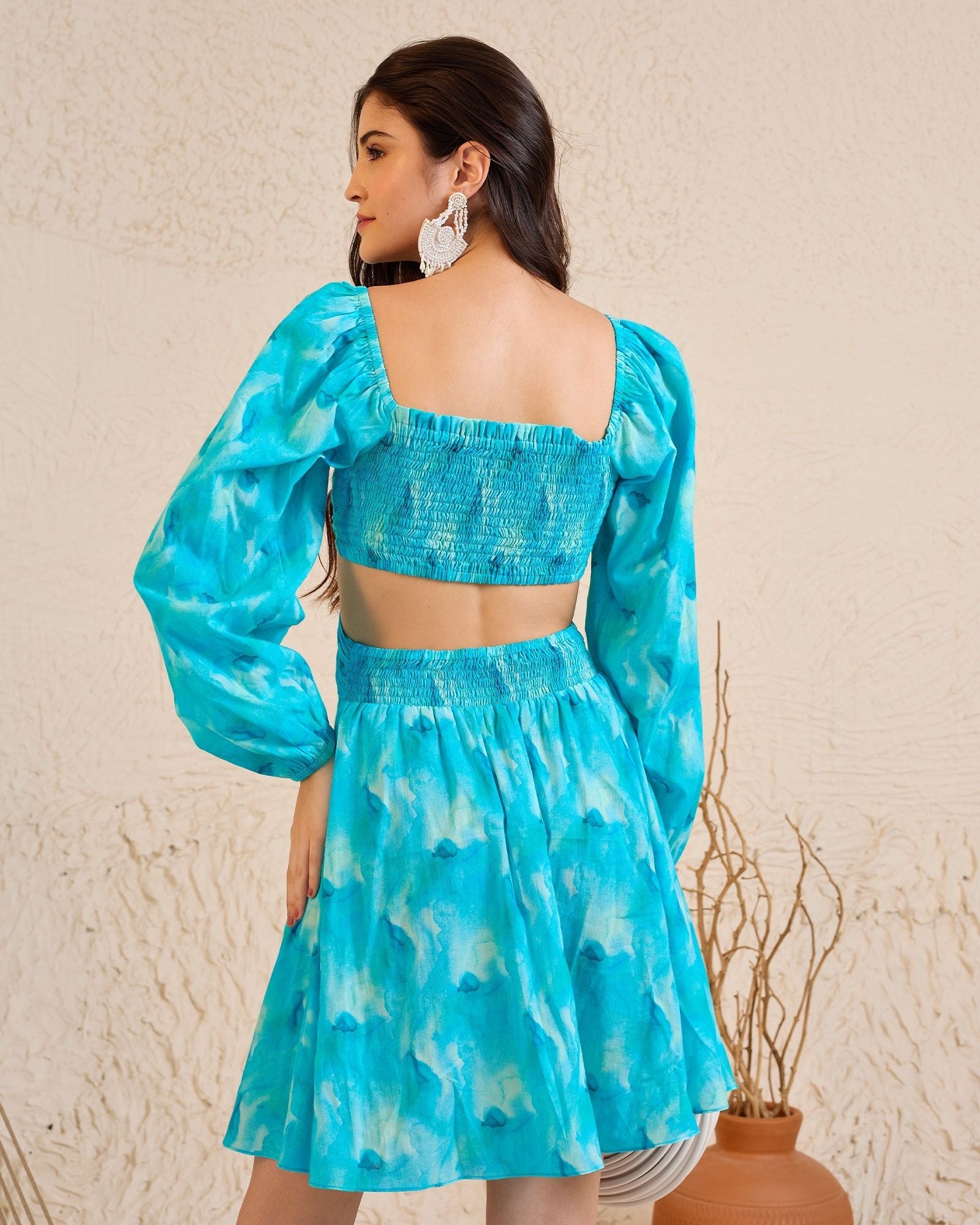 Aqua Short Dress