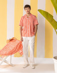 Red & White Striped His & Hers Set