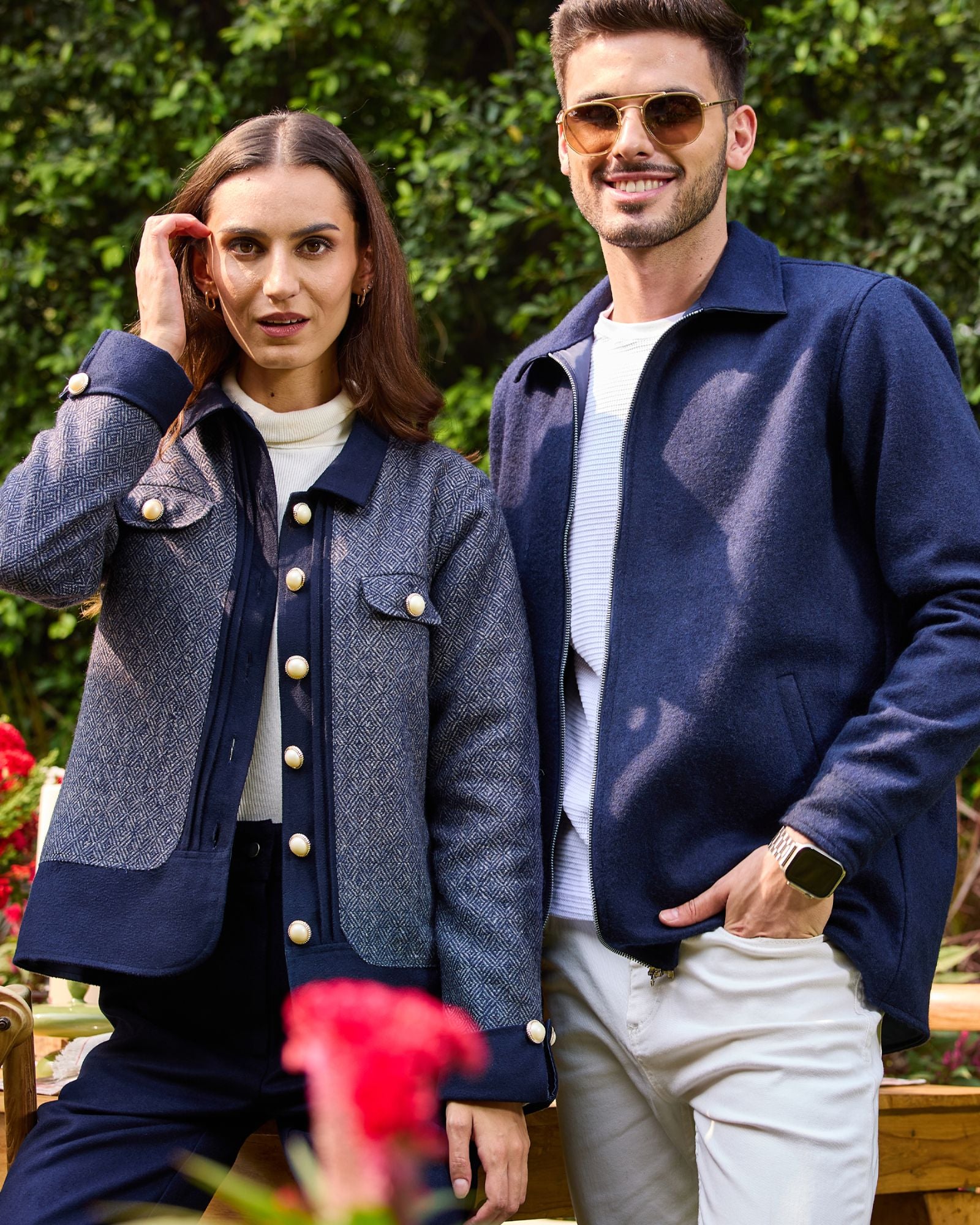 Navy His & Hers Set