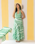 Green Striped His & Hers Set