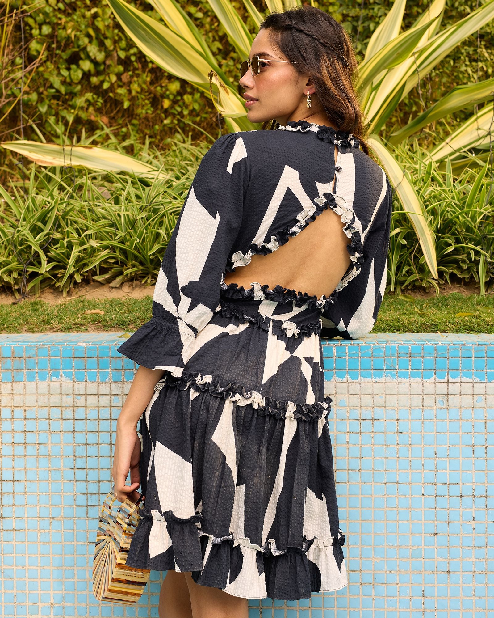 Santorini Short Dress