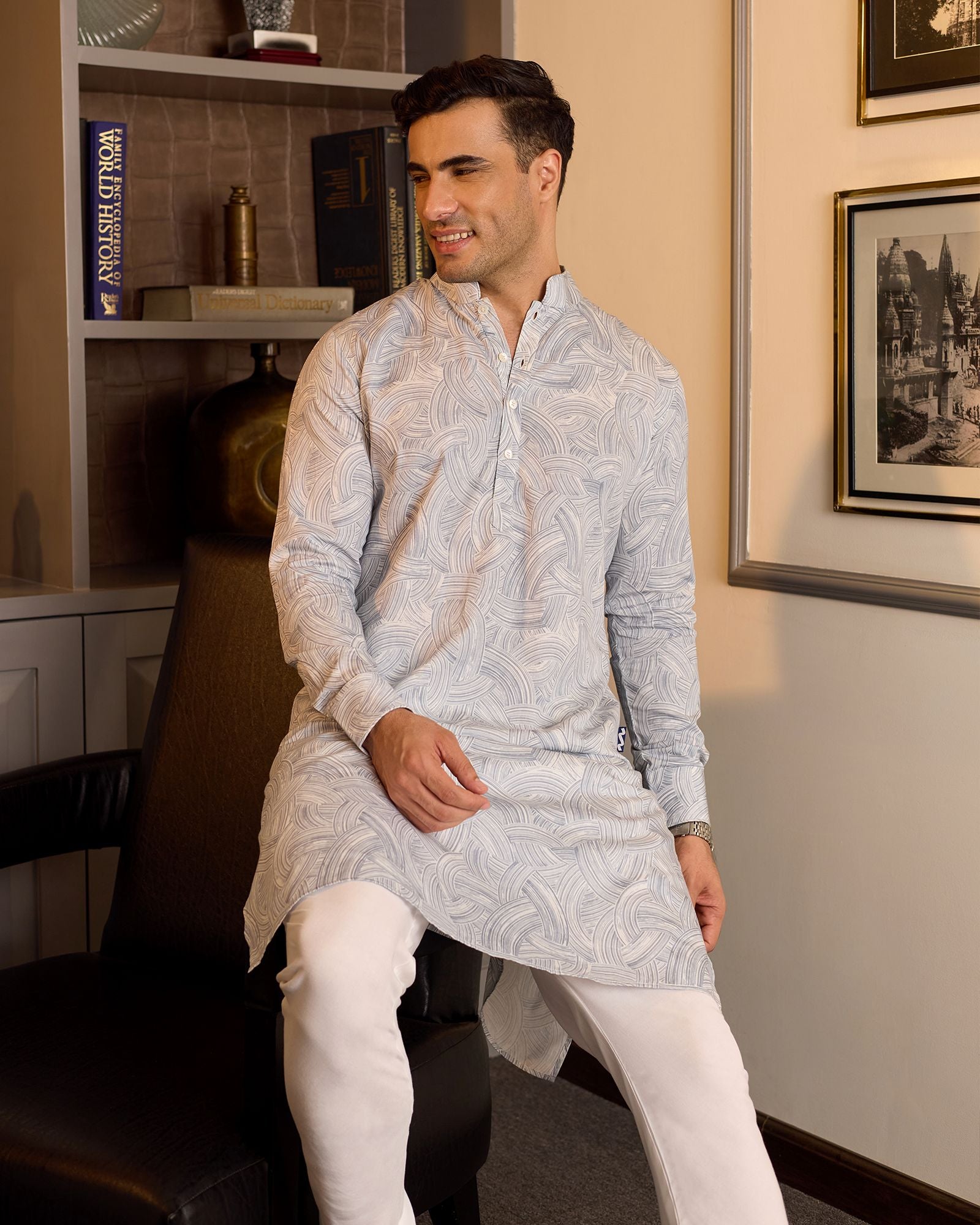 Off-White Kurta Set