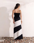 Monochrome Maxi Dress