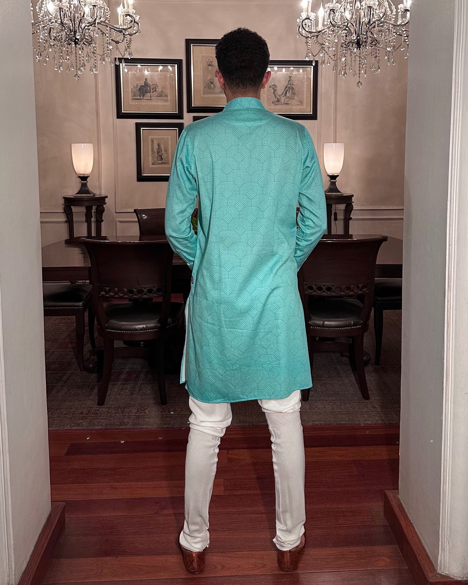 Sea Green Kurta Set