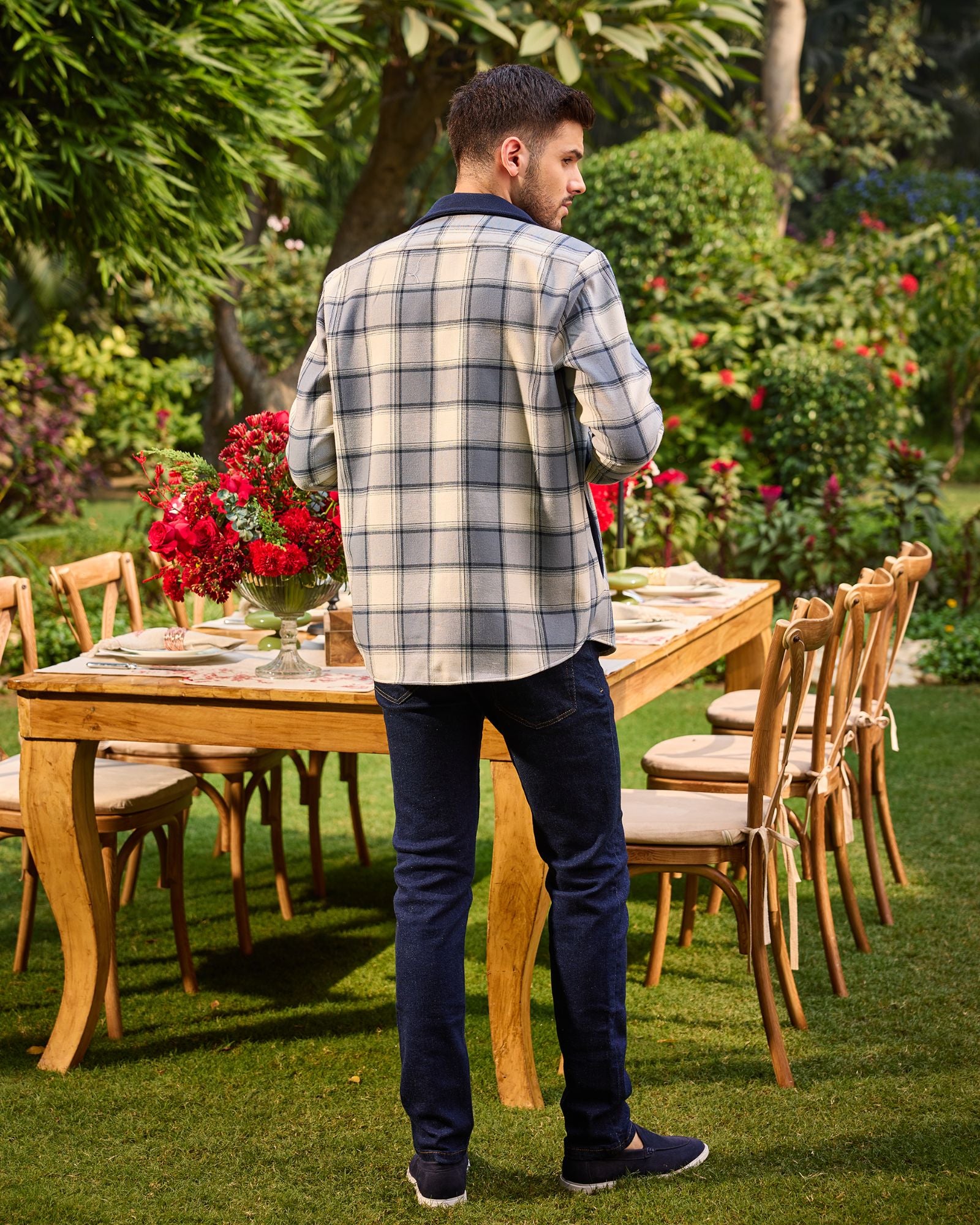 Blue Plaid Jacket
