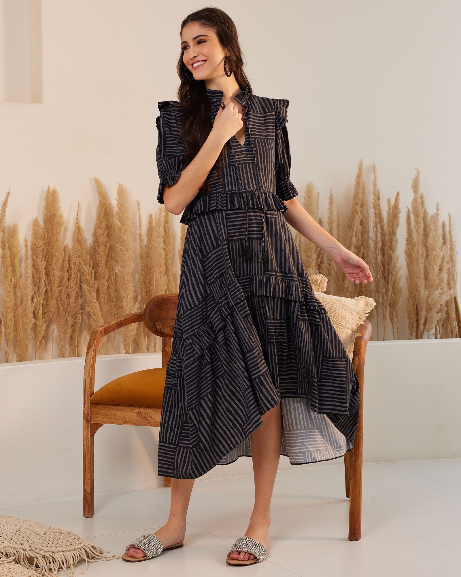 Onyx Midi Dress