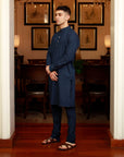 Navy Blue Kurta Set