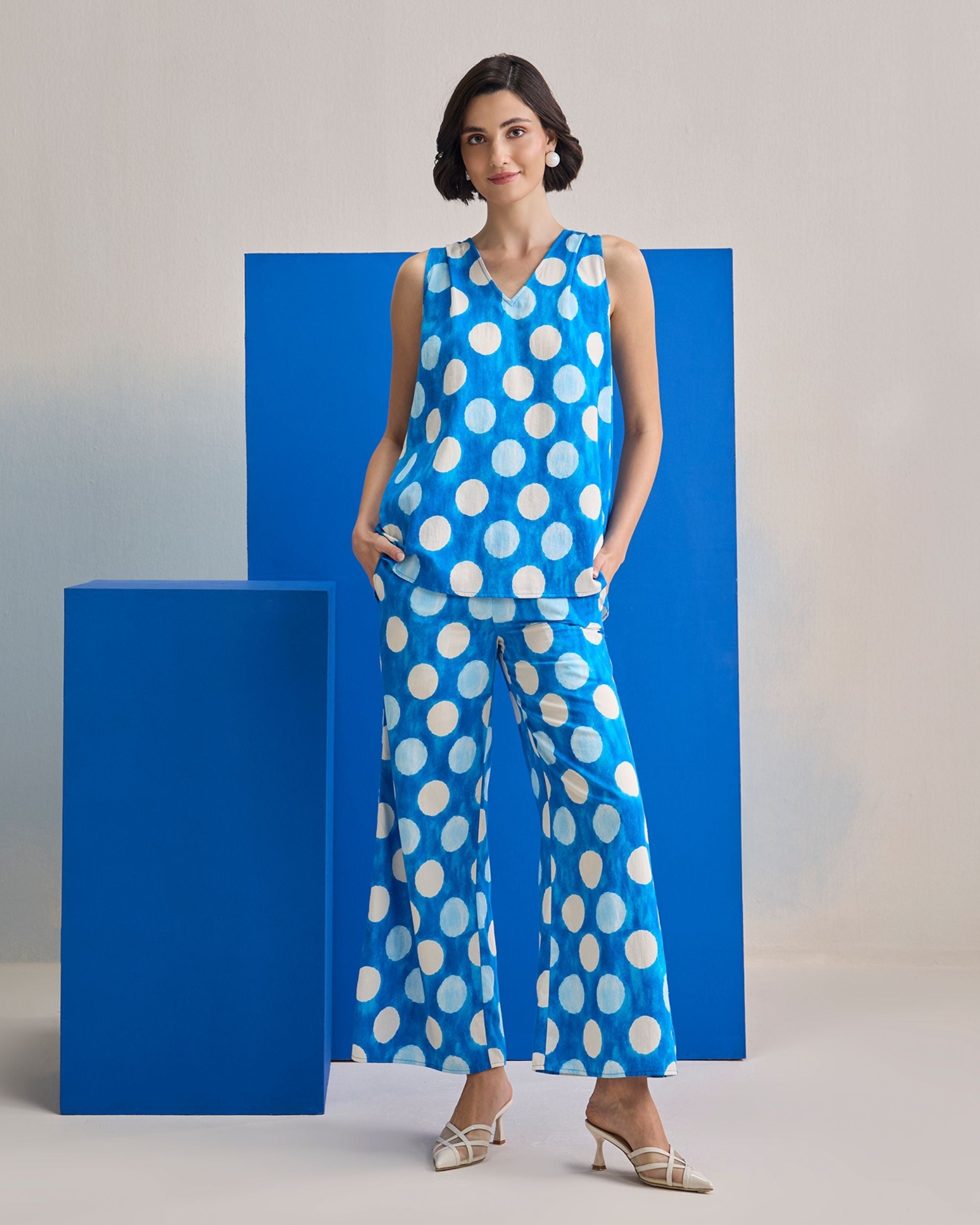 Cloud Polka Co-ord Set