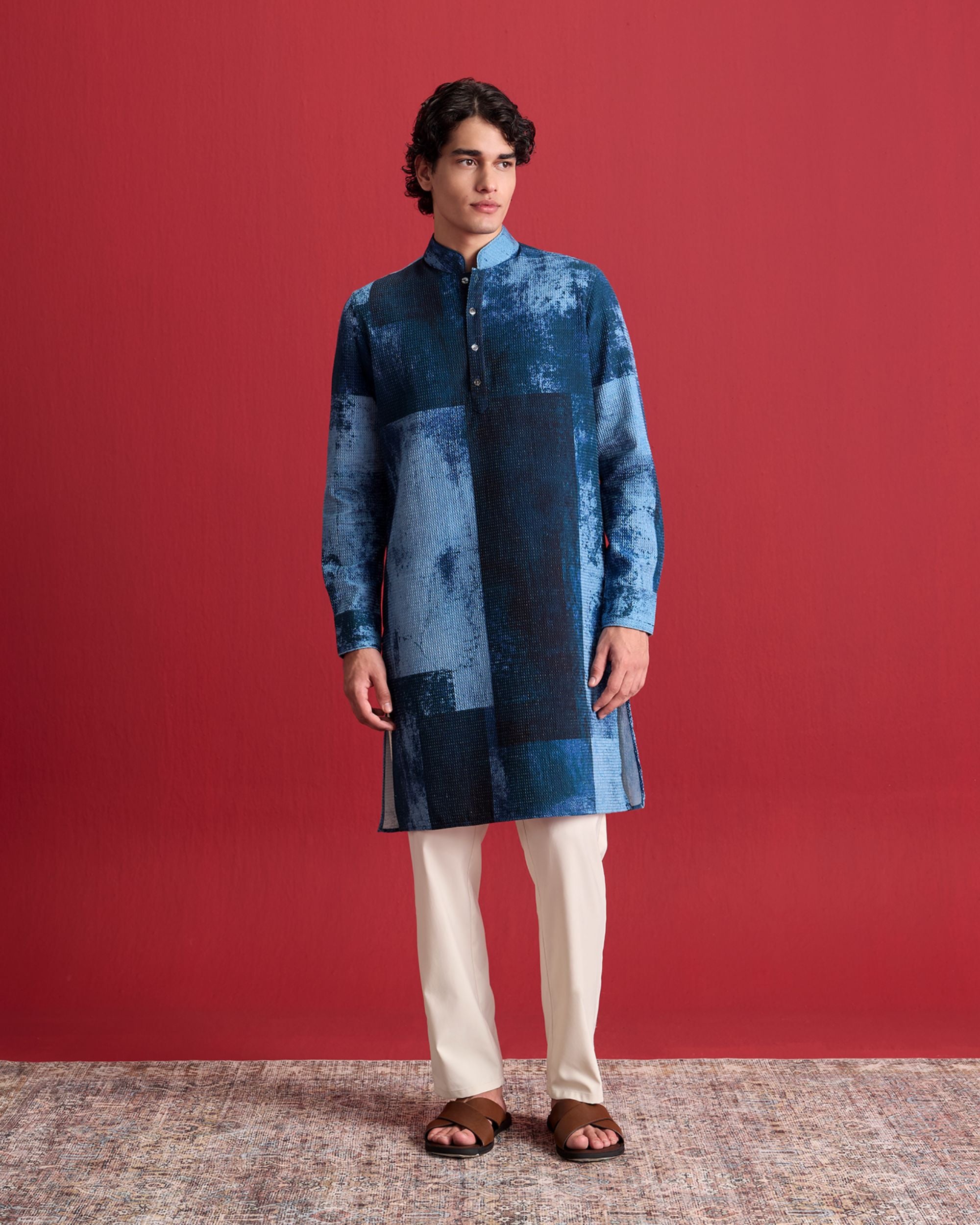 Indigo Haze Kurta Set