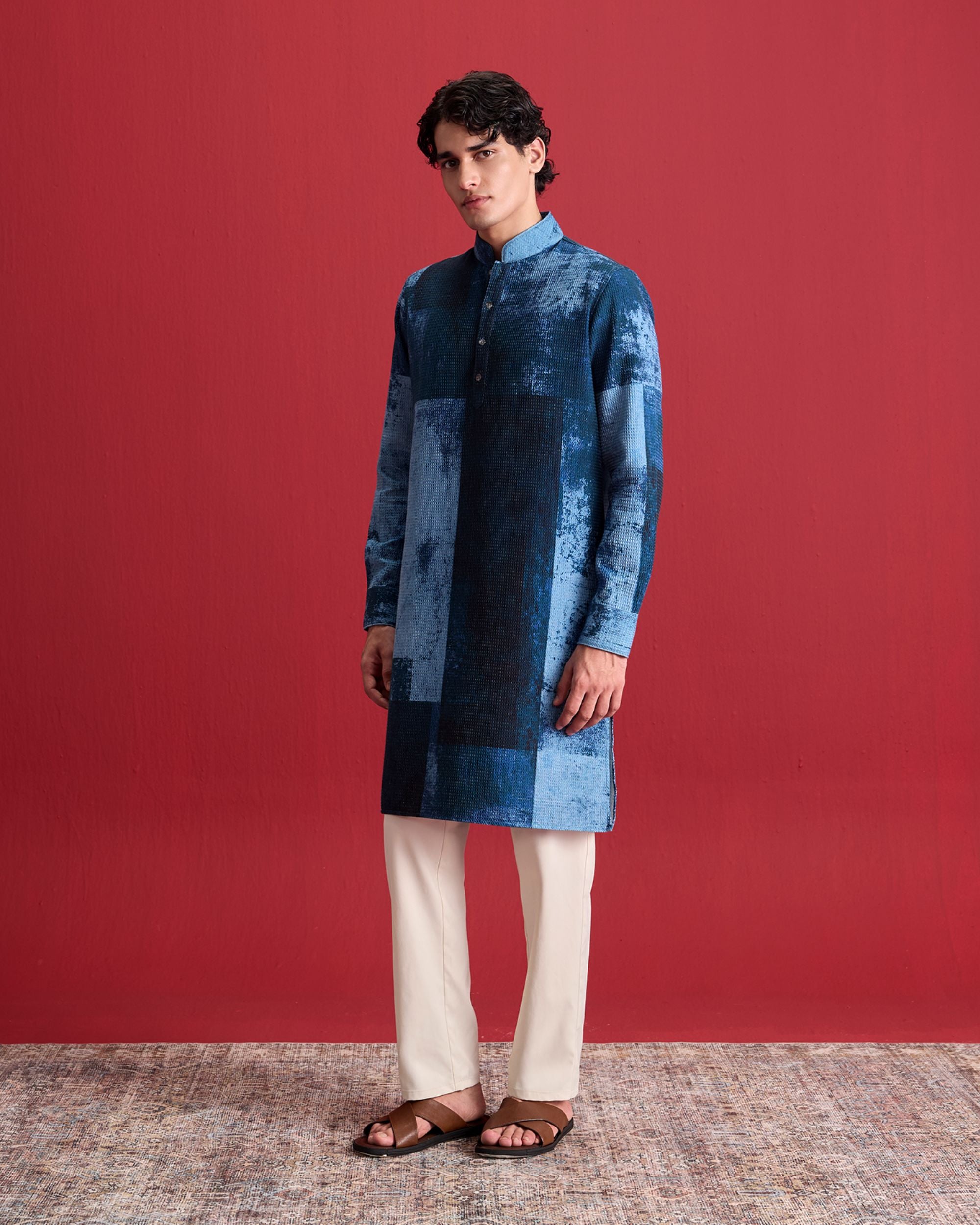 Indigo Haze Kurta Set