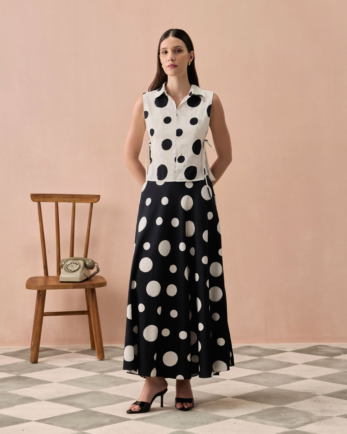 Monochrome Mono Co-ord Set