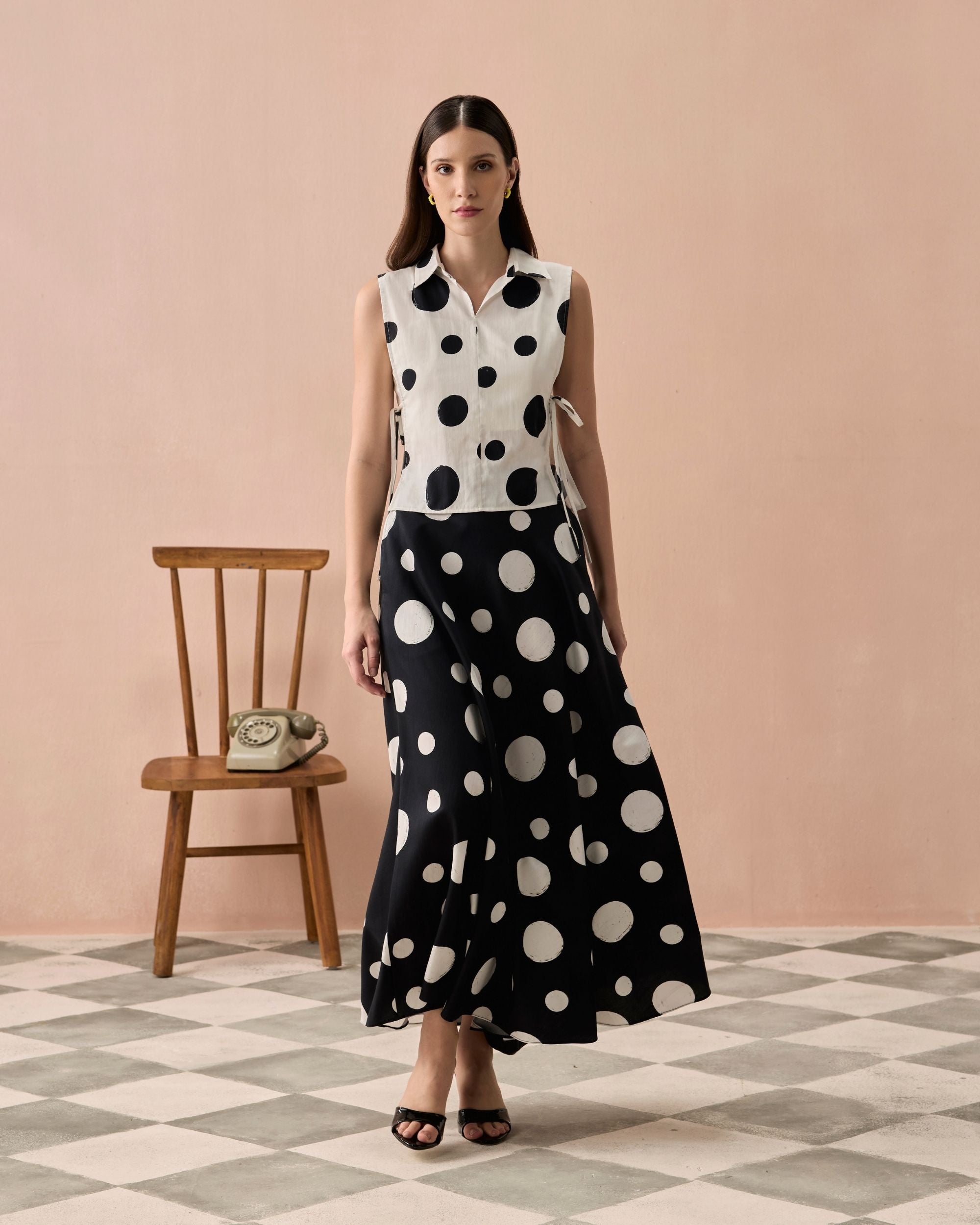 Monochrome Mono Co-ord Set