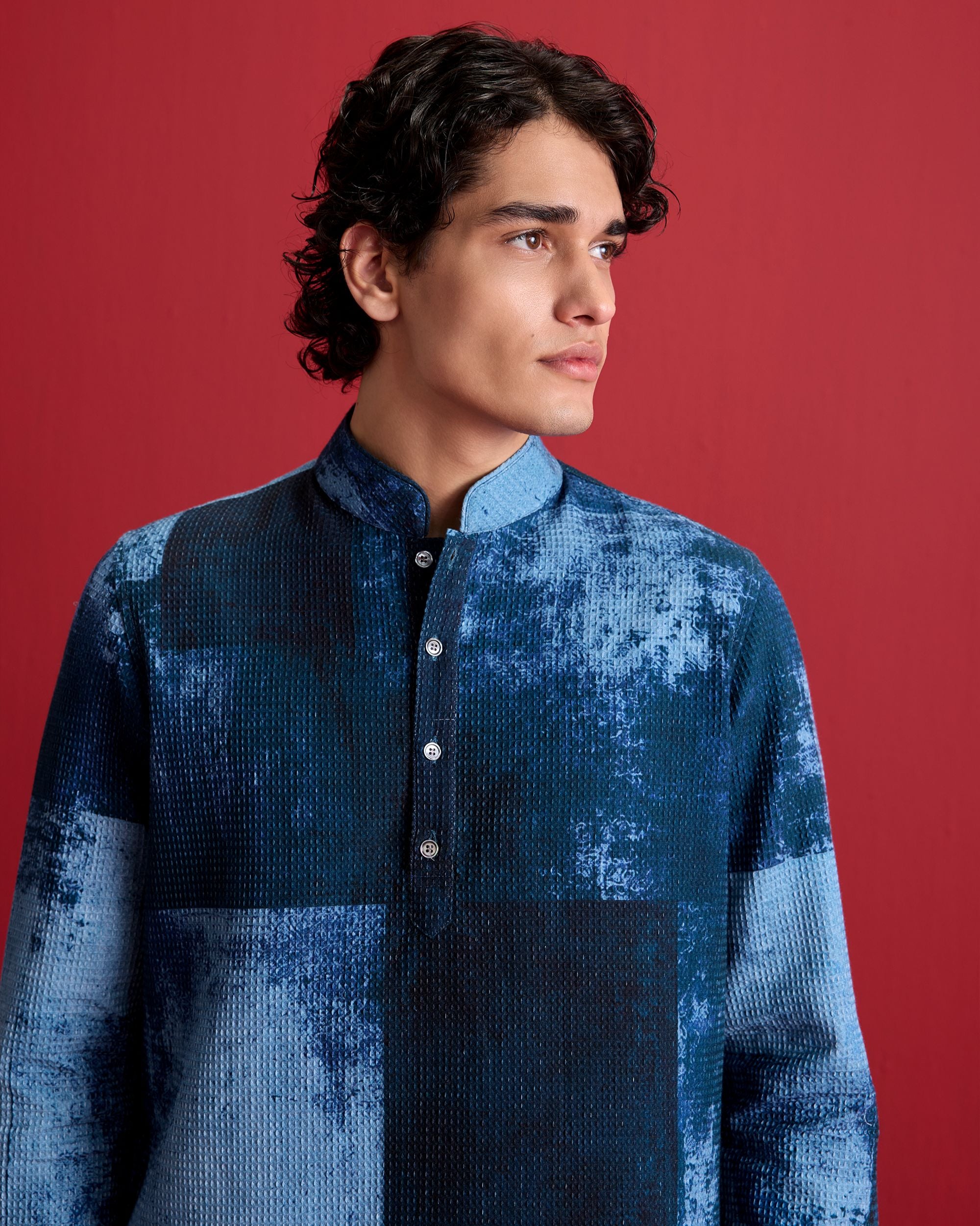 Indigo Haze Kurta Set