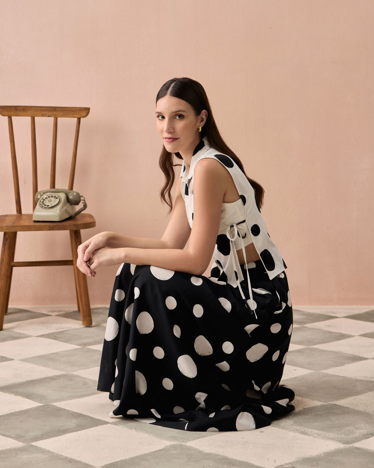 Monochrome Mono Co-ord Set