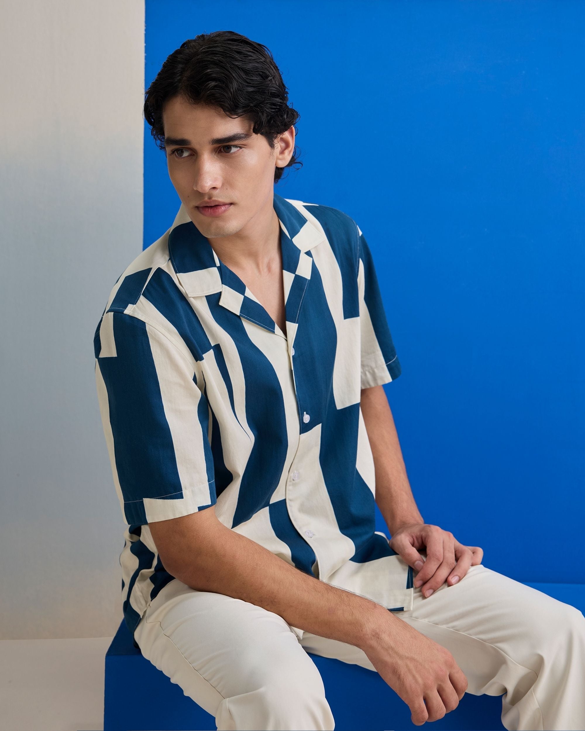 Riviera Navy Shirt