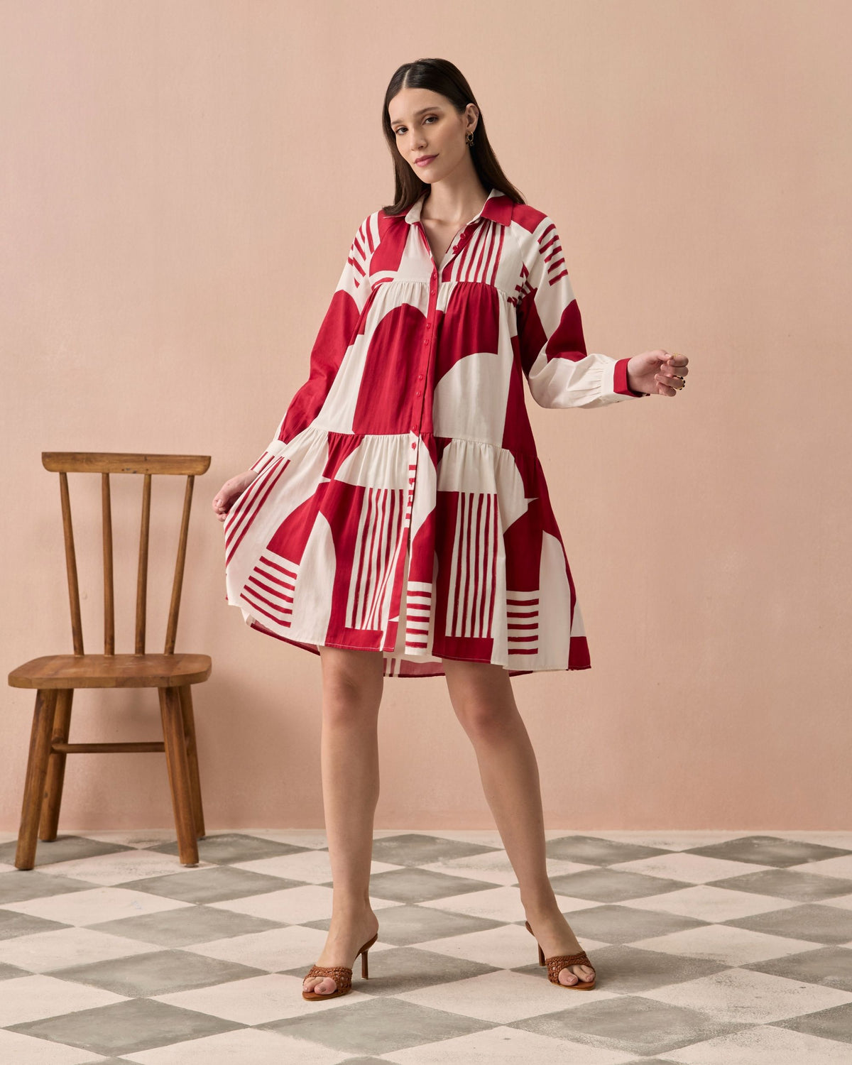Merlot Matisse Short Dress