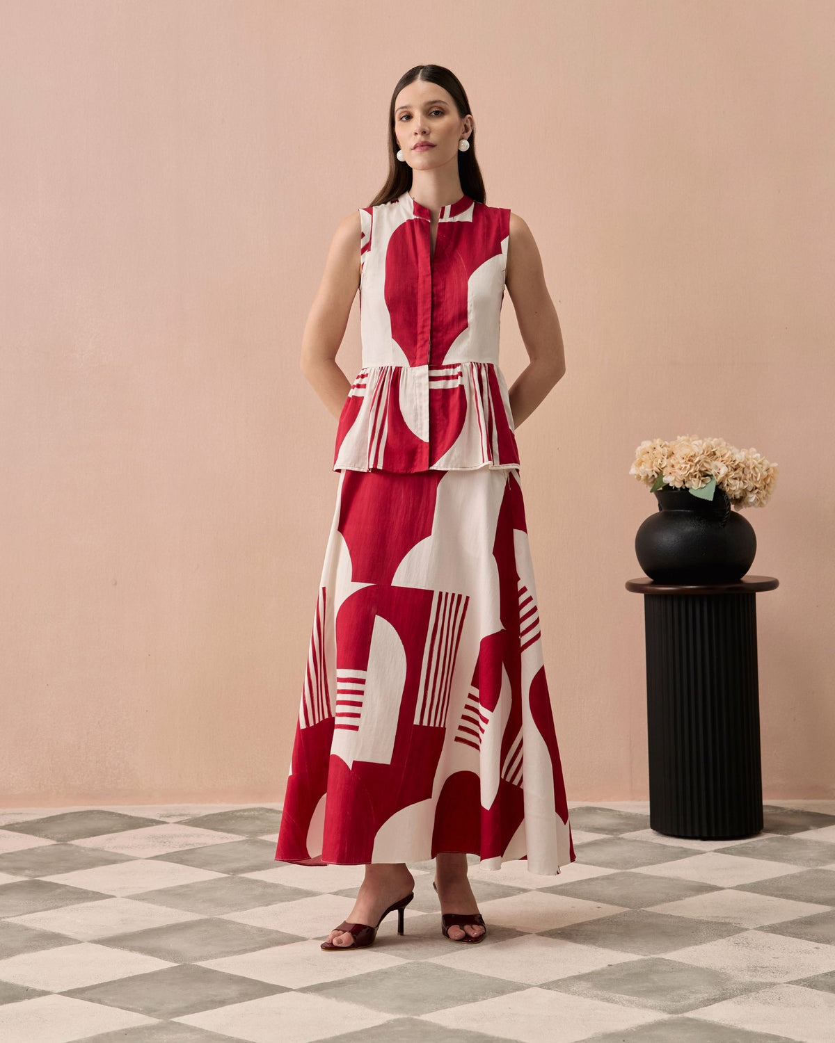 Merlot Matisse Co-ord Set