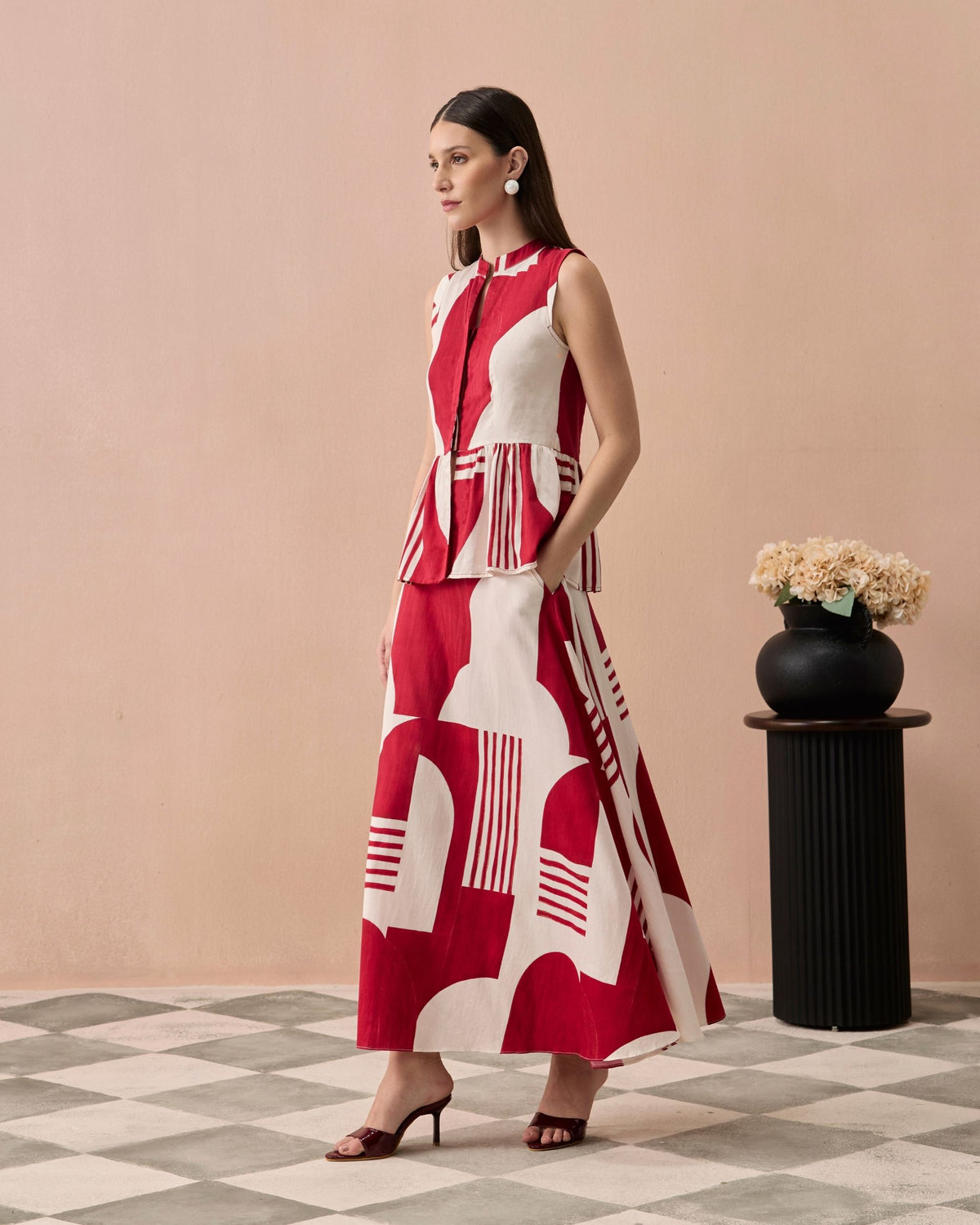 Merlot Matisse Co-ord Set