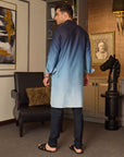 Blue Ombre Kurta Set