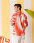 Red & White Striped His & Hers Set