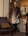 Black Ombre Kurta Set