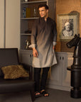 Black Ombre Kurta Set