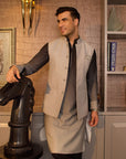 Black Ombre Kurta Set