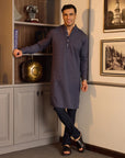 Navy Kurta Set