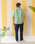 Green Striped His & Hers Set