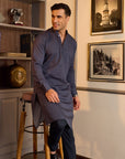 Navy Kurta Set