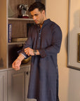 Navy Kurta Set