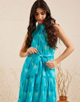 Aqua Maxi Dress