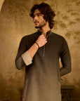 Black Ombre Kurta Set