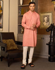 Peach Kurta Set