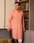 Peach Kurta Set