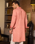 Peach Kurta Set