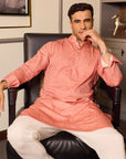 Peach Kurta Set