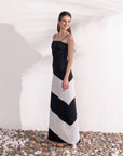 Monochrome Maxi Dress