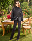 Black Fur-Trim Jacket